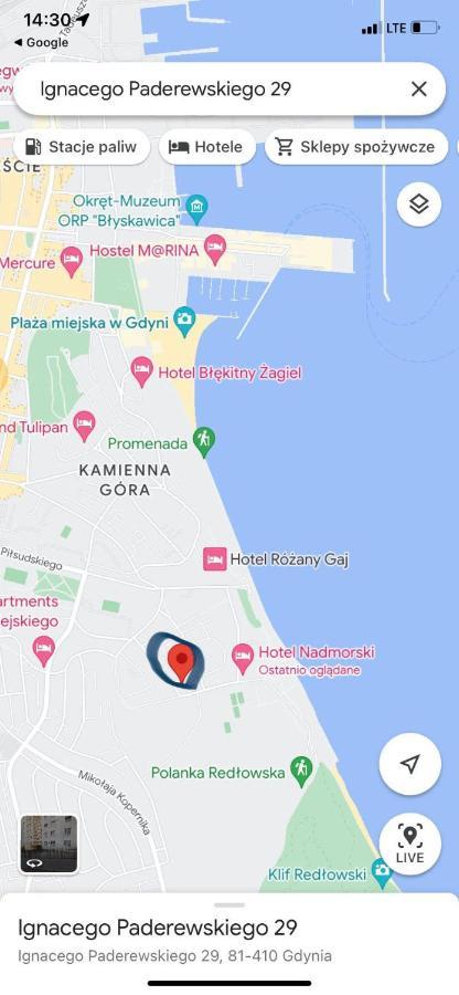 Apartament 4 Pory Roku Przy Plazy Z Widokiem Na Morze Gdynia Buitenkant foto